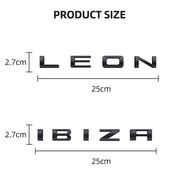 1шт 3D Эмблема Автомобиля Металлическая Буква Значок Логотип Наклейки На Багажник Наклейка Для Seat Ibiza 6J 6L Leon 5f Cupra Altea FR автомобильные Аксессуары