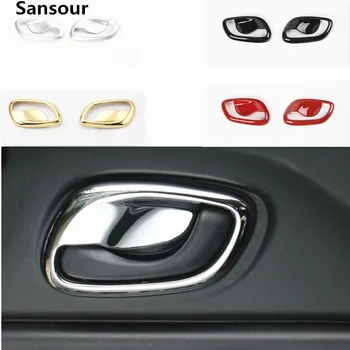 Автомобильные наклейки Sansour для Suzuki jimny 2007, украшение дверной ручки салона автомобиля, чехол для чаши, аксессуары для Suzuki jimny