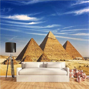 Пирамида Бейбеханг на заказ, Египет, современные 3D фотообои для стен, рулон, Гостиная, спальня, Настенная роспись, наклейка, обои