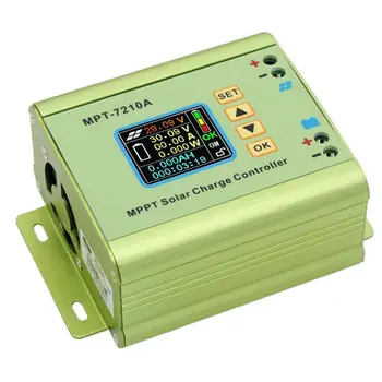 Цифровой MPPT Солнечный Контроллер заряда для Литиевой Батареи 24V/ 36V/ 48V/60V/72V Выход Аккумуляторной батареи 0-10A MPT-7210A