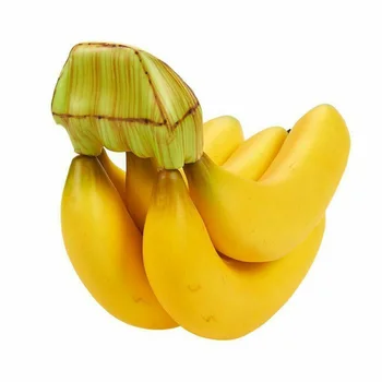 Поддельные фрукты Бананы Искусственные Пластиковые Бананы Натюрморты Желтые Поддельные фрукты Бананы Искусственные Пластиковые Бананы