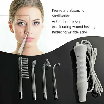Портативный Ручной аппарат для высокочастотной кожной терапии для лечения акне, Подтягивающий кожу, уменьшающий морщины Y9O4