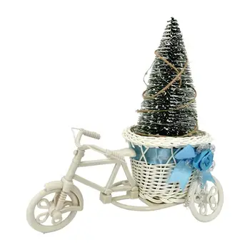 Ностальгический Велосипед, декор из искусственных цветов, Украшения для Рождественского стола, Велосипедная Корзина для цветов, Элегантный дизайн И поддержание