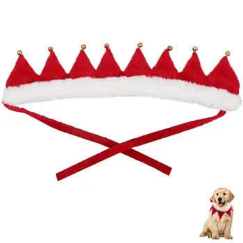 Ошейник с колокольчиком для собак, Рождественские праздничные ошейники, праздничные наряды для домашних животных