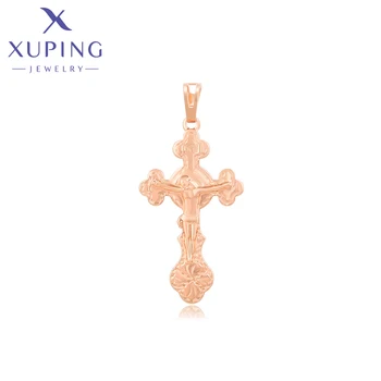 Xuping Ювелирные Изделия Мода Розовое Золото Цвет Кулон Ожерелье для Женщин Подарок A00912454