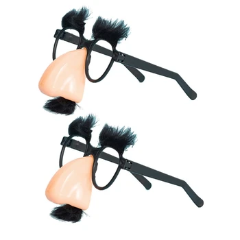 Маскировочные очки на Хэллоуин, маскировочные очки с большим носом на Хэллоуин для костюмированных вечеринок