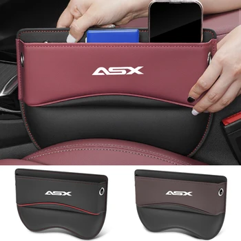 Для Mitsubishi ASX Ящик для хранения автокресел, органайзер для автомобильного сиденья, Боковая сумка для сиденья, зарезервированное отверстие для зарядного кабеля, автомобильные аксессуары