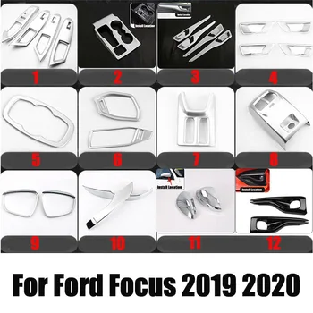 Аксессуары для стайлинга автомобилей Специальная внешняя отделка интерьера, наклейка, накладка для Ford Focus 4 mk4 Седан Хэтчбек 2019-2020