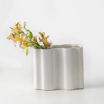 Минималистичная геометрическая керамическая ваза, украшение рабочего стола, орнамент почтальона