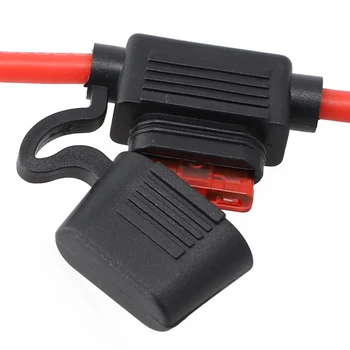 Новый Практичный Полезный разъем Комплект зарядных кабелей Аккумулятор для Anderson 30 см 50амперные Аксессуары Предохранитель 10А Вывод к наконечнику ПВХ + медь