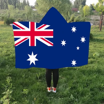 Флагшток из 100% полиэстера, Национальные флаги Австралии, накидка для тела Австралии