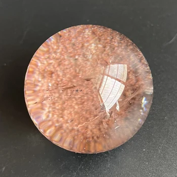 88 г Натурального зеленого Фантомного кристалла свободной формы, украшение из камня, Грубый полированный кварцевый камень, Исцеляющий Z1049