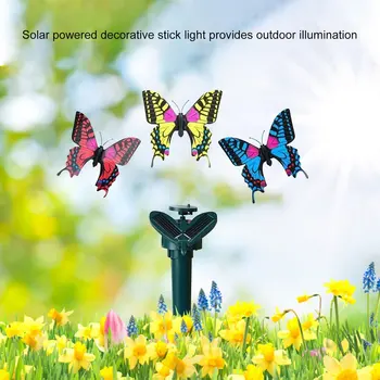 Поворотная солнечная лампа Brd, меняющая цвет, светодиодная садовая солнечная лампа, наружная водонепроницаемая птица, солнечная светодиодная лампа для садовой лампы