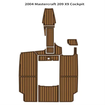 2004 Mastercraft 209 X9 Коврик Для Кокпита Лодка EVA Пена Палубный Коврик Из Искусственного Тика С Подкладкой из Самоклеящегося материала SeaDek Gaterstep Style