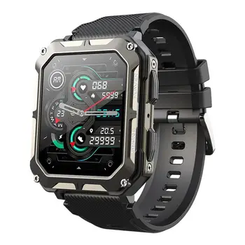 Мужские смарт-часы C20 Pro с диагональю 1,83 дюйма, совместимые с Bluetooth, музыкальные звонки, спорт на открытом воздухе, фитнес-смарт-часы