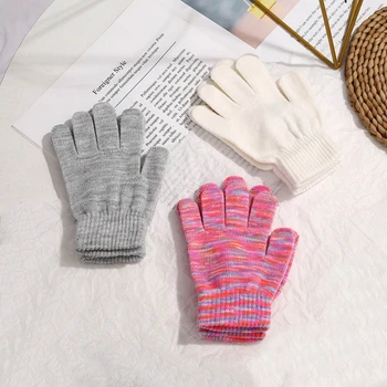 Теплые детские перчатки, мягкие и удобные детские перчатки, эластичные и стильные перчатки для малышей, легкие перчатки для мальчиков и девочек
