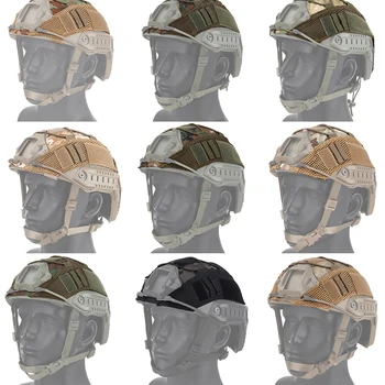 Охотничий тактический шлем, чехол для быстрого Mh, Pj, Bj, шлем, чехол для страйкбольного пейнтбольного шлема, сетка для велосипедного шлема, Военные аксессуары