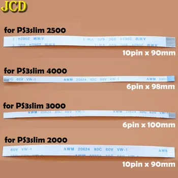 JCD 2 шт 6pin 10pin Ленточный гибкий кабель для PS3 slim для зарядки контроллера печатной платы и гибкого кабеля выключателя питания