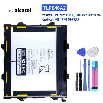 Аккумулятор для Alcatel A3, OT-5046, Shine Lite, OT-5080, 5080X, OT-5046D, OT-5046Y, 5046D, OT-5046Y, TLP024C1, TLP024CJ, 2400 мАч