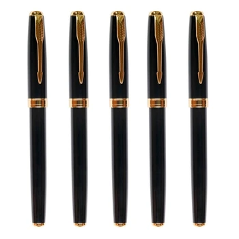 K1AA 5 шт. / компл. Гелевые ручки 0,5 мм Быстросохнущие Нейтральные ручки Тонкие ручки Простые ручки Гладкие ручки для письма