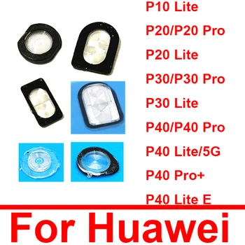 Задняя Крышка Лампы-Вспышки Для Huawei P20 P30 P40 Pro Plus P10 P20 P30 P40 Lite E 5G Задняя Камера Фонарик Держатель Лампы В виде Ракушки
