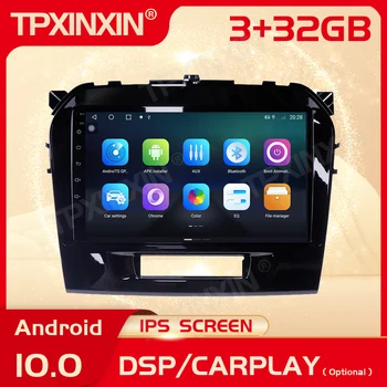 2 Din Carplay Android радиоприемник Мультимедийный стерео для Suzuki Vitara 4 2014 2015 2016 2017 2018 Головное устройство аудиомагнитофона GPS