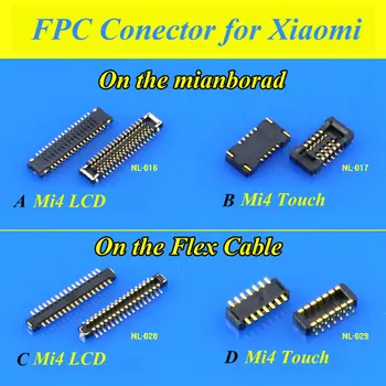 1 комплект сенсорного экрана digitizer/ЖК-дисплея FPC разъем для Xiaomi Mi 4 M4 Mi4 на материнской плате mainboard /на гибком кабеле