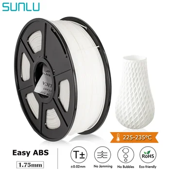 SUNLU Easy ABS Нить Для 3D-принтера 1 кг 1,75 мм Катушка Акрилонитрил-Бутадиен-Стирол Расходные Материалы Для Печати Моделей 3D-принтера