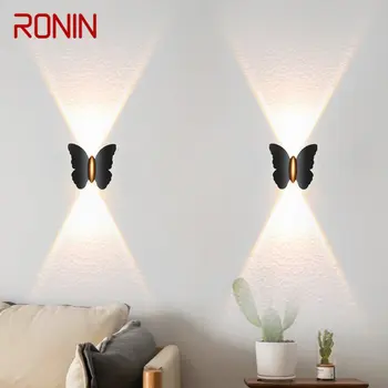 RONIN Simplicity Butterfly Beside Lights Современные настенные светильники LED IP65 Водонепроницаемые для балкона, лестницы в гостиную