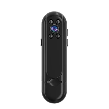 Мини-регистратор HD Digital 1080P Широкоугольная камера для тела, регистратор моментальных снимков с обнаружением движения, пластик