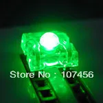 Оптовая продажа-Бесплатная доставка (100шт) 5-миллиметровый зеленый светодиод Piranha Super Flux + быстрая доставка 5-миллиметровый светодиод