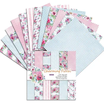 Бумажный Блокнот Alinacutle Очаровательный Цветочный 24 листа 6 