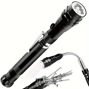 Магнитный звукосниматель - телескопический магнитный звукосниматель с яркой светодиодной подсветкой и выдвижной шейкой
