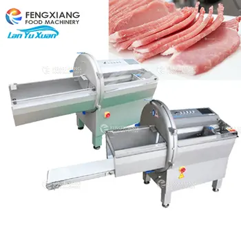 Автоматическая машина для нарезки замороженного мяса FKP-25, мясорубки и слайсеры для стейков, бекона, ветчины, оборудование для переработки мяса