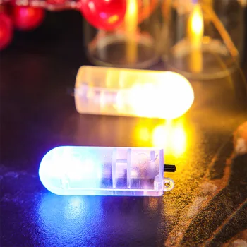 50 шт. индивидуальных мини-светодиодных ламп с небольшим питанием от батареи для комплекта самодельного освещения.