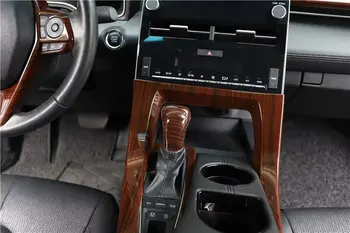 2шт, накладка на панель переключения передач автомобиля из углеродного волокна ABS, наклейка для укладки, подходит для Toyota Avalon 2019-2022
