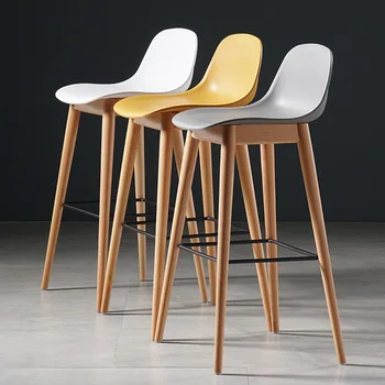 Барные Однотонные Дизайнерские кухонные обеденные стулья Nordic Современные обеденные стулья Эргономичные промышленные Muebles Итальянская мебель YX50DC