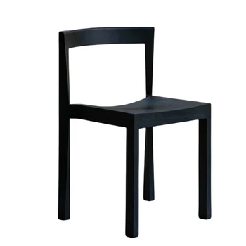Средневековые обеденные стулья из массива дерева для домашнего использования, легкая роскошь и минималистичный дизайн, кресло для одного человека, кресло Мебиуса,
