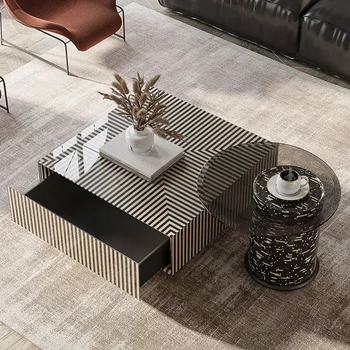 Простой японский журнальный столик В гостиной Роскошные Квадратные Журнальные столики Современный дизайн Kaffee Tische Nordic Furniture