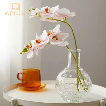 WQNJIN Новая Пленка Для 3D-Печати С Фруктами 5 Цветов Фаленопсис Имитация Цветка Имитация Растения Украшение Интерьера Поддельный Цветок