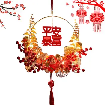 Украшения на Китайский Новый Год 2024 Дракон Года Подвесные Украшения С Подсветкой Для Окна Декор Весеннего Фестиваля Лунного Года