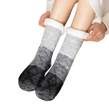 Нескользящие носки, женские теплые длинные носки в пол, Носки с пушистым захватом, Удобные носки для сна Для женщин, Обязательные вещи для мужчин после родов