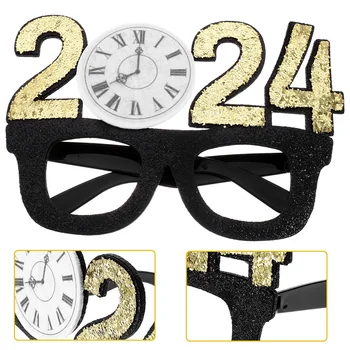 Новогодние очки 2024 года, Пластиковые очки, Солнцезащитные очки, Необычный декор для вечеринки
