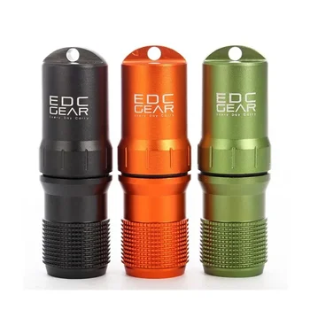 Водонепроницаемый футляр для таблеток / спичек, водонепроницаемый футляр для EDC Survival Box, контейнер с уплотнительным кольцом, Походное аварийное снаряжение, дорожные наборы