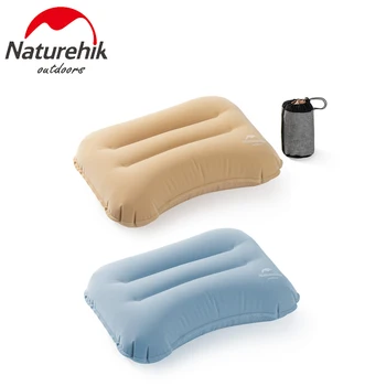 Naturehike Портативная надувная подушка Tpu Flocking для путешествий на открытом воздухе, кемпинга, мини-путешествий, воздушная подушка для шеи для сна, отдыха